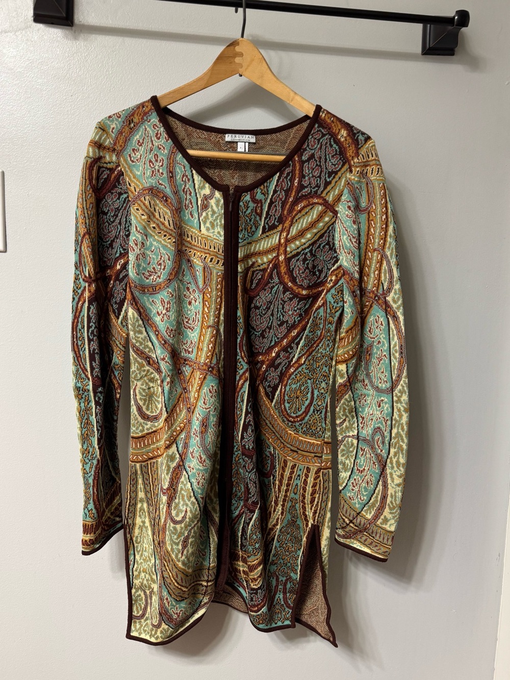 Peruvian Collection Cardigan - Picture 3 of 6